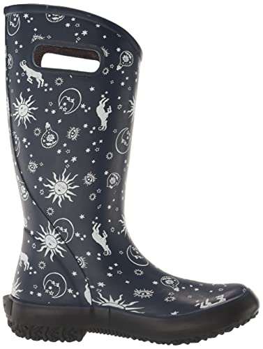 Bogs Womens Rainboot Waterproof Boot Rain, Astro Print-Navy, 9 #TOP5