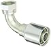 EATON Weatherhead Coll-O-Crimp 43020U-A44 90 Degree Female Swivel Short Drop Tube Elbow Fitting, Low Carbon Steel, 1-1/4" Hose ID, 1-1/2" Tube Size