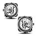 AUTOWIKI Fog Lights For 05-06 Ford Escape/ 03-04 Ford Mustang Cobra (SVT Model Only)/ 02-04 Ford Focus SVT/ 2002 Lincoln LS Fog Light Assembly 2PCS OEM Replacement Fog Lamps