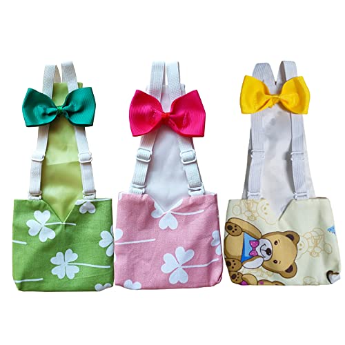 PIEITI 3 unidades de fraldas grandes de frango para galinhas (l) - fraldas de pato para patos reais