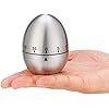 LIMBANI BROTHERS Egg Shape Kitchen Timer Cute Manual,Stainless Steel ...