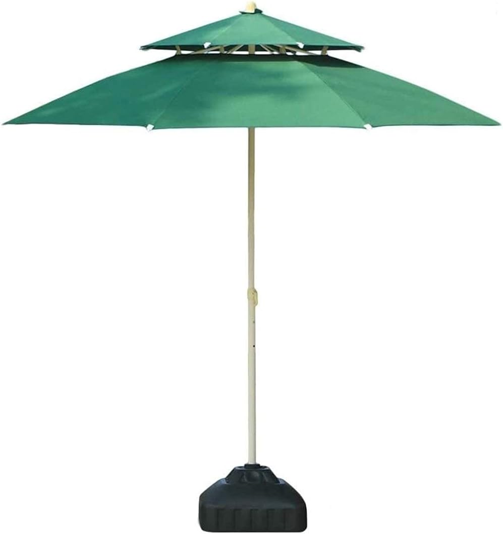 Sun Parasol Umbrella Garden Parasols Double Top Patio Umbrella, Outdoor Sun Shade for Beach/Pool/Garden Umbrellas Round Sunscreen, Water/UV-Resistant Market Umbrella good