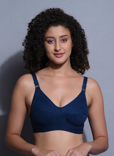Image of CSU Women's Cotton Full Coverage Non-Padded Wire Free T-Shirt Bra Combo
