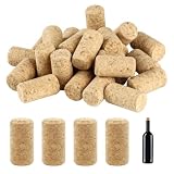 35 Tapones De Corcho 21X38Mm Reutilizables Tapones Botellas Cristal