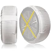 Amazon.co.jp: MOOKXUU 布製 タイヤチェーン 非金属 チェーン