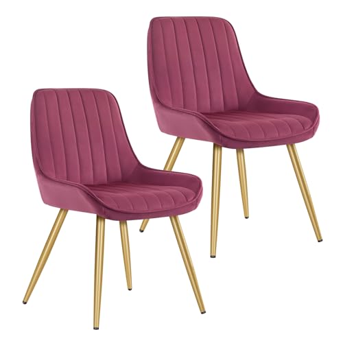 Lestarain Lot de 2 Chaises de Salle à Manger avec Dossier Chaise de Cuisine Rétro Chaise de Salon...