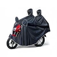 VALKEM Motorcycle Rain Poncho for Triumph Tiger 1200 ADV – Durable Rain-Resistant Reusable Raincoat for Straddle Motorbike, Adult Hooded Rain Poncho