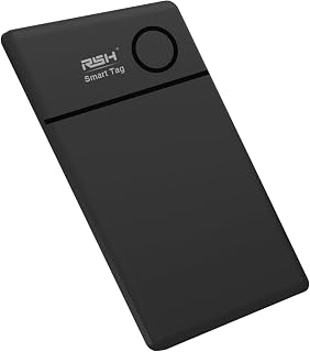 RSH Wallet Tracker Card Key Finder Luggage Tracker Card Item Locator Works with Apple Find My,Smart Bluetooth Tracker for Suitcase, Bag, Backpack, Smart tag(Android Not Supported)
