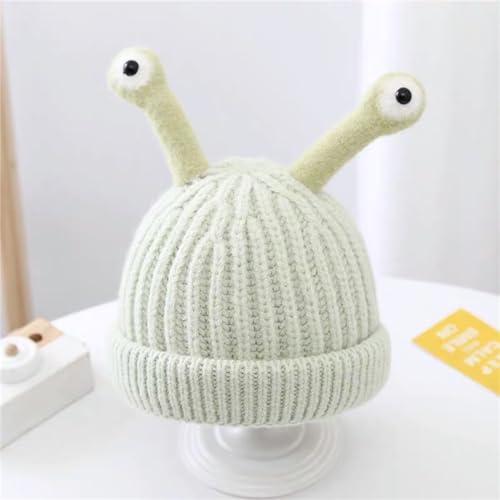 Baby Beanie Infant Toddler Winter Hat Soft Winter Warm with Squeaky Snail Antenna Knit Hats for Baby Boys Girls2