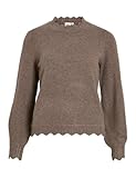 für Erwachsene Vila Vinikolina O-Neck L/S Knit Top - Noos