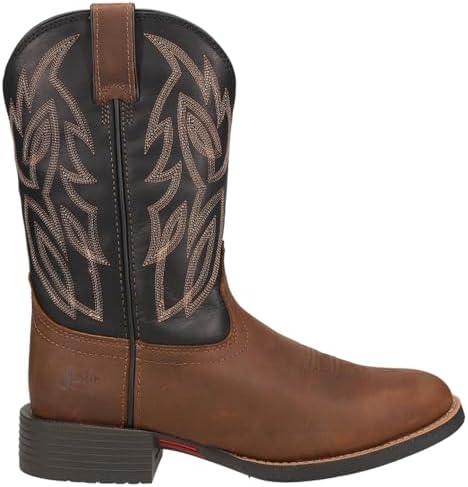 Justin Men's Rendon Western Boot Round Toe Brown 13 D | Image 2