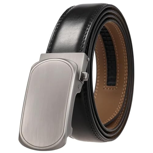 Men's Belts Luxury Automatic Buckle Genuine Leather Strap Black Red Brown for Mens Belt Designers B744