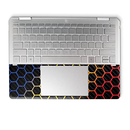 Image of MightySkins Carbon Fiber Skin Compatible with HP Spectre x360 14 inch (2022) Full Wrap Kit - Primary Honeycomb | Protective, Durable Textured Carbon Fiber Finish | Easy to Apply | Made in The USA