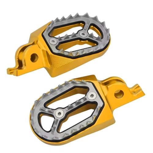 Repose pieds moto alu doré haute résistance pour CRF250R et CR250