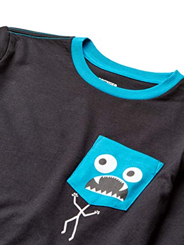 Amazon Essentials Boys' Long-Sleeved T-Shirt Tops (Previously Spotted Zebra), Multipacks - Image 3