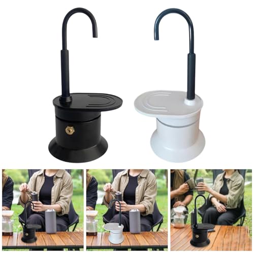 Image of Single Spout Coffee Pot Reusable Portable Mini Coffee Maker for Home Outdoor Black | Home & Garden | Kitchen, Dining & Bar | Small Kitchen Appliances | Coffee & Tea Makers