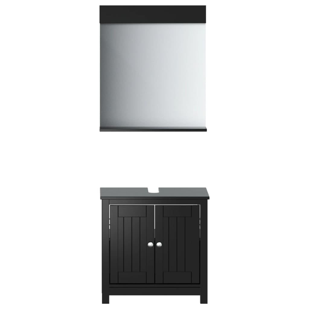 Elegante Mueble de Baño con Espejo y Amplio Almacenaje en Madera de Pino Maciza para un Espacio Ordenado y Resistente al Agua