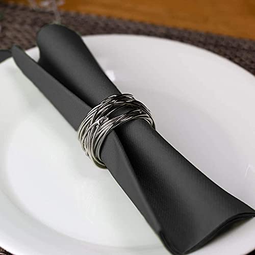200Pcs Dinner Napkins Disposable - Linen-Feel Black Napkins, Decorative Cloth-Like Napkins, Soft And Absorbent Bathroom Napkins Guest Disposable, For Kitchen, Party, Wedding, Bathroom Or Events #TOP1