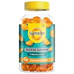 Supradyn Difese Gummy Multivitaminico Caramelle, Integratore Multivitaminico Difese Immunitarie Adulti con 7 Vitamine e Zinco, Vitamina D, Vitamina C, 120 Vitamine Gommose Gusto Arancia