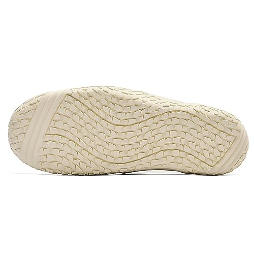 Foto von NGARY Herren -Gewichtheber -Schuhe Professionelle Gewichtheberschuhe Squat Fitness-Fitness-Turnschuhe mit rutschfesten Gummi-Sohle-Innenräumen,Beige,41 EU