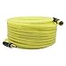 Interstate Pneumatics HU54-100H44BS 1/4 Inch x 100 ft Rhino PolyFlex Yellow Polyurethane Hose With 1/4 Inch Industrial (I/M Style) Brass Coupler and Steel Plug