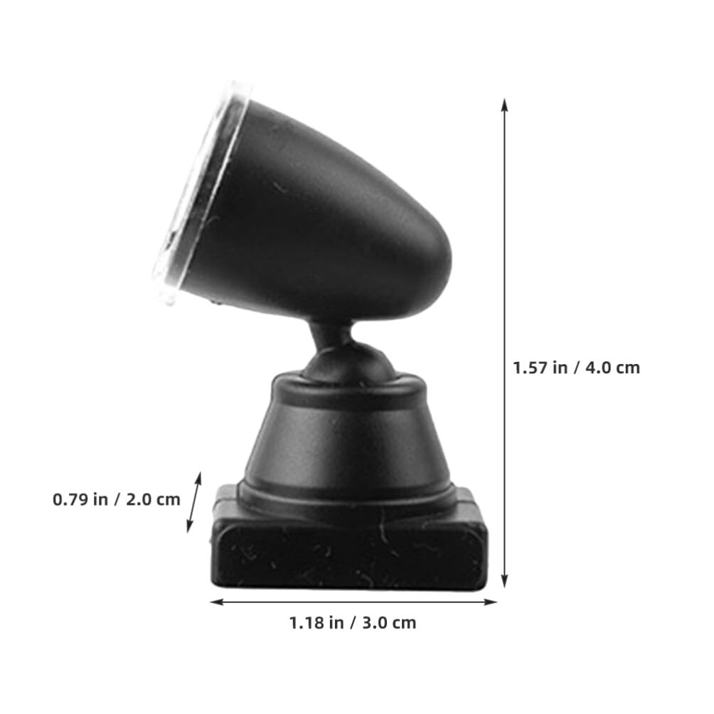 DIYEAH 4Pcs Mini Traffic Light Model 3V/12V Realistic Signal Lamp, Small Lights for Diorama Railway Train Lamp - Image 3