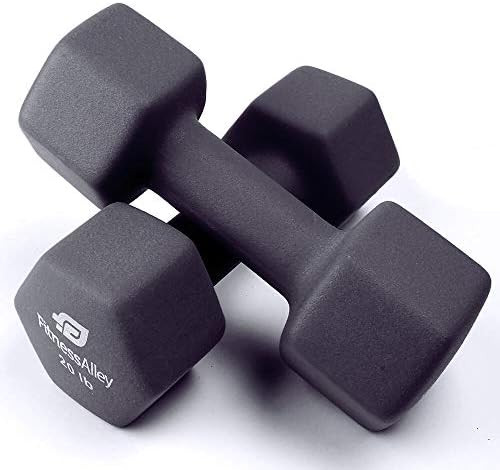 Fitness Alley Neoprene Dumbbell Set Coated for Non Slip Grip – Hex Dumbbells Weight Set – Hand Weights Set – Neoprene Weight Pairs – Hex Hand Weights – Set of Two Neoprene Dumbbells Fitness Alley Neoprene Dumbbell Set Coated for Non Slip Grip – Hex Dumbbells Weight Set – Hand Weights Set – Neoprene Weight Pairs – Hex Hand Weights – Set of Two Neoprene Dumbbells