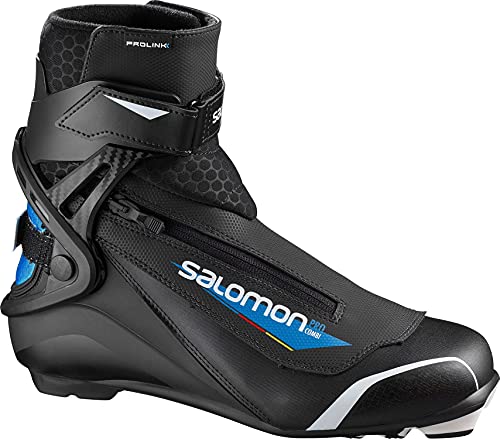  Salomon L40841800 Unisex - Adulto Scarponi da sci, Black, 47 1/3 EU