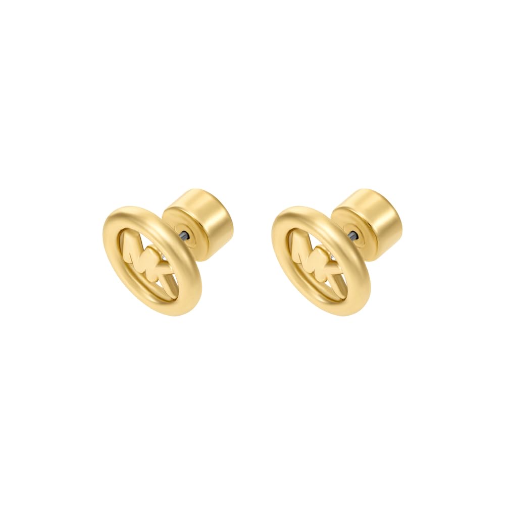 Michael Kors Damenohrringe aus vergoldetem Messing mit sicherem Stecker
