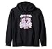 Mom 67 Meme Birthday 7 Years Old Watercolor Pastel Rainbow Zip Hoodie