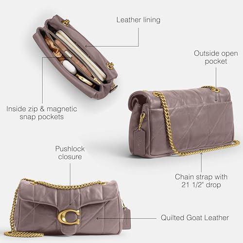 Image of Coach Women's Soft Quilted Tabby Shoulder Bag