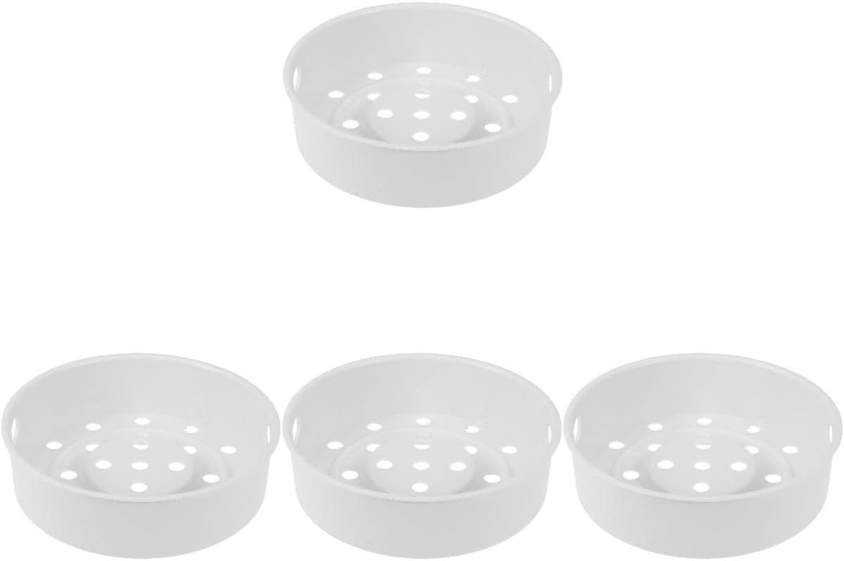 Zerodeko 4pcs Multifunctional Rice Cooker Steamer Basket Electric Cooker Steam Rack Vegetable Food Steamer for Dumplings Dim Sum
