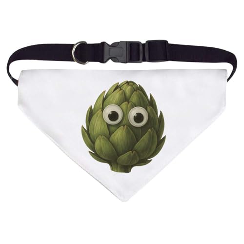 Azeeda Large 'Funny Artichoke ' Dog/Cat/Pet Bandana (PD00074914)