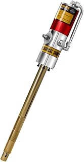 Portable Pneumatic Grease Pump, 50:1 Air Operated Grease Pump with Grease Gun and Hydraulic Hose, 30-40Mpa 0.85L/Min Plug-in Grease Gun for Automobile, Machinery A1