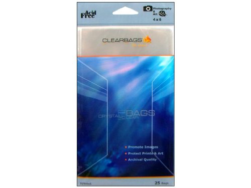 ClearBags LINECO Self Sealing Photo/Art Bags 4 in. x 6 in.