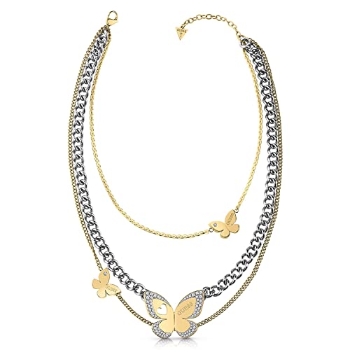 Guess Halskette Jewellery Love Butterfly UBN78036 Marke, Einheitsgröße, Metall, Kein Edelstein