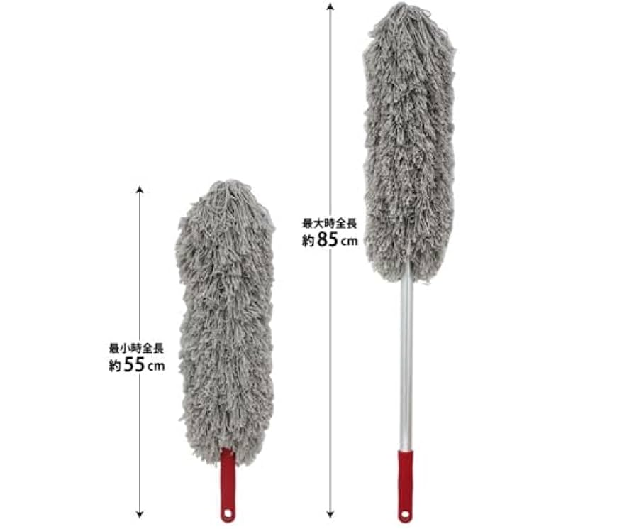 Amazon | ワコー SpaPlus 2段伸縮カーモップ 伸縮ラクモ CC55