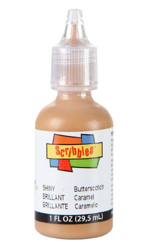 Scribbles 3D Fabric Paint Shiny-Butterscotch
