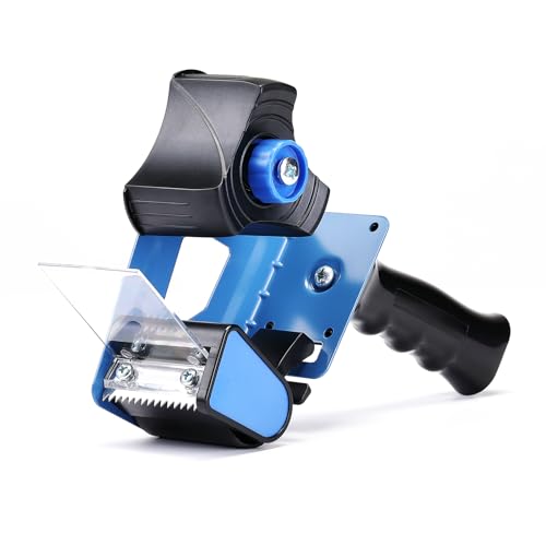 MUNBYN Dispensador de Fita de Embalagem, Dispensador de Fita Resistente para Remessa, Mudança, Selag
