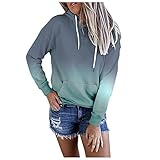  RainSund Sudadera Trabajo - Sudaderas Tallas Grandes Mujer Sudaderas Baratas con Capucha Jersey Amarillo Chaqueta Ligera Camisetas Oversize Vestido Invierno Manga Larga