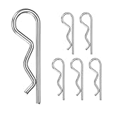 M METERXITY 6-Pack Goupille En Forme De R, M4x80mm Quincaillerie En Acier Inoxydable Goupi...