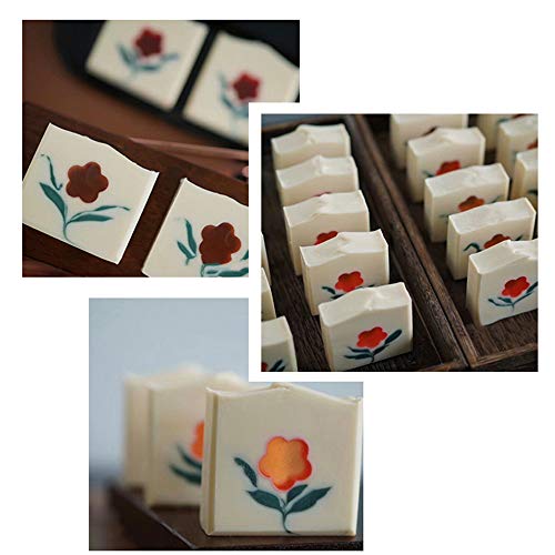 Echodone Flower Tube Column Silicone Soap Candle Mold Embed Soap Making Supplies Silicone Mold For Soap #TOP4