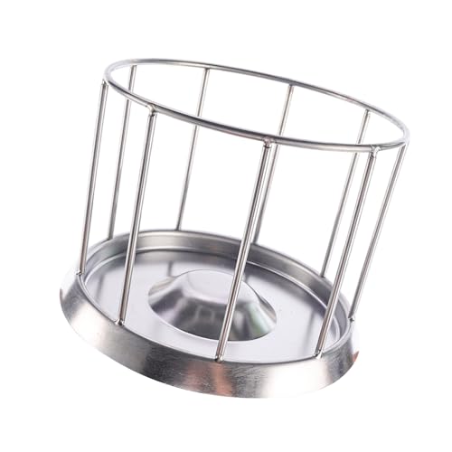 HUANGTNG - Cuenco para tortugas de acero inoxidable para un manejo seguro de reptiles