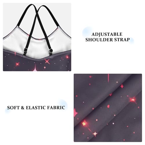 Red Glitter Texturoddler Girl 1 Piece Bathing Suit Summer Swimwear with Adjustable Straps Quick Dry3