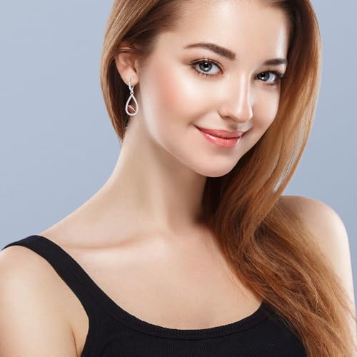 Football Earrings for Women 925 Sterling Silver Dangle Drop Football Earrings for Women Small Rugby Ball Earrings Gifts for Football Lovers2