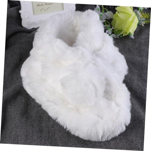 Beaupretty Faux Rabbit Fur Scarf for Women Warm Plush Winter Neck Gaiter Cozy Ring Scarf for Girls Soft and Stylish Winter Accessory4