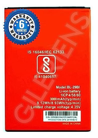 Image of ORIGINAI BL-29BI Batt-ery for ITEL A55 / S15 Bat-tery with 6 Month Warranty and high Capacity Battery Backup.