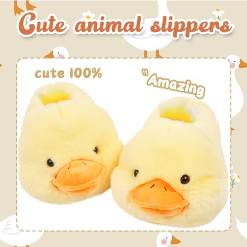 Caramella Bubble Women Duck Animal Slippers: Cute Novelty Warm House Shoes for Adults2