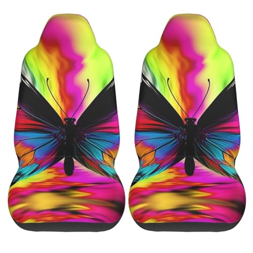 Housse de siège voiture universelle imperméable papillon - 3