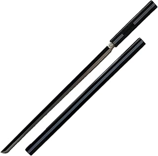 damdos Halloween Prop PU Foam Swords for Zao Zhi Sword + Scabbard Cosplay Weapons Role Playing Prop Xmas Birthdays Gifts of Men Women (Black)